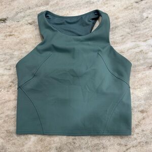 Lululemon Align High-Neck Cropped Tank, Green, Size 4